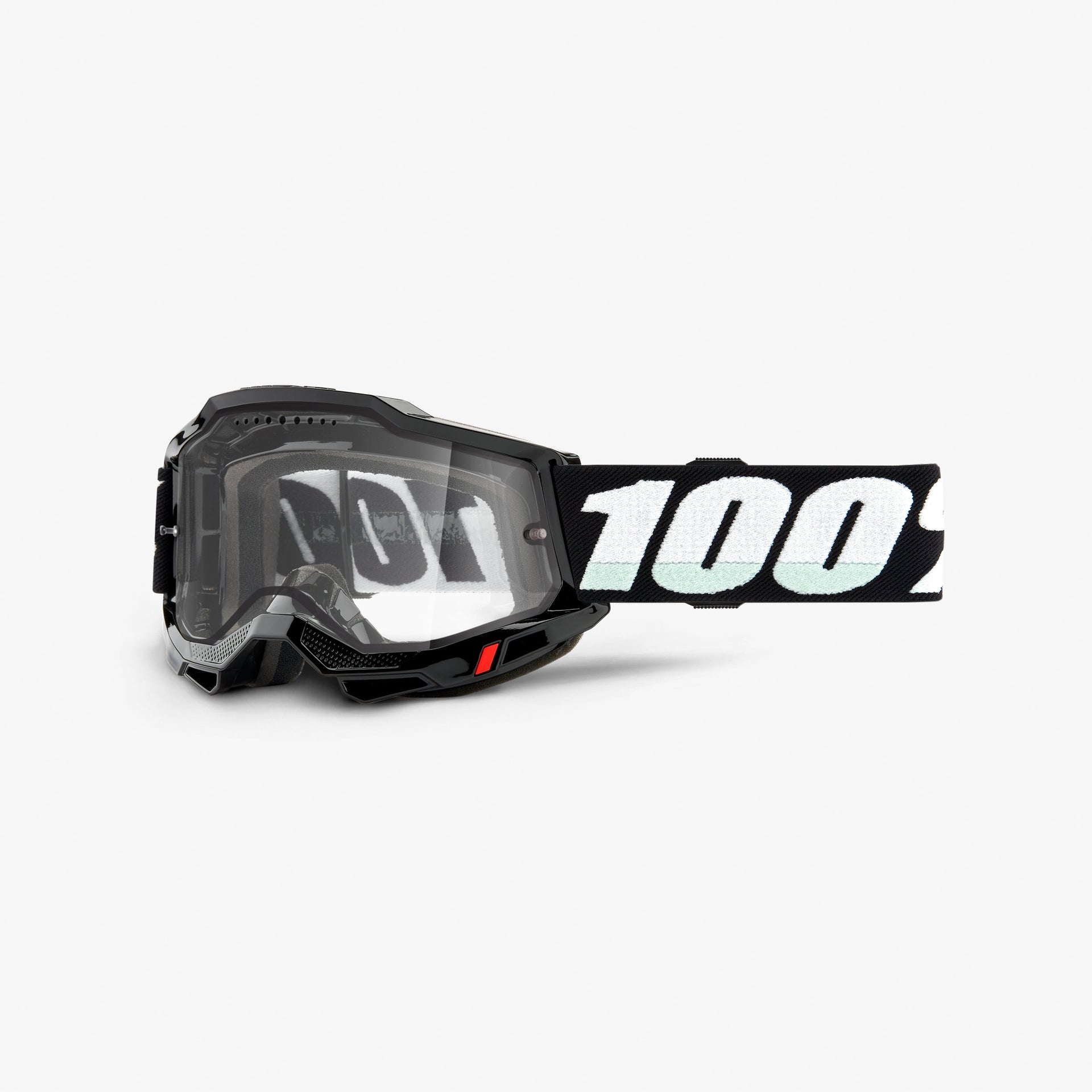 100 Percent Accuri 2 Enduro MTB Goggles Black & Clear