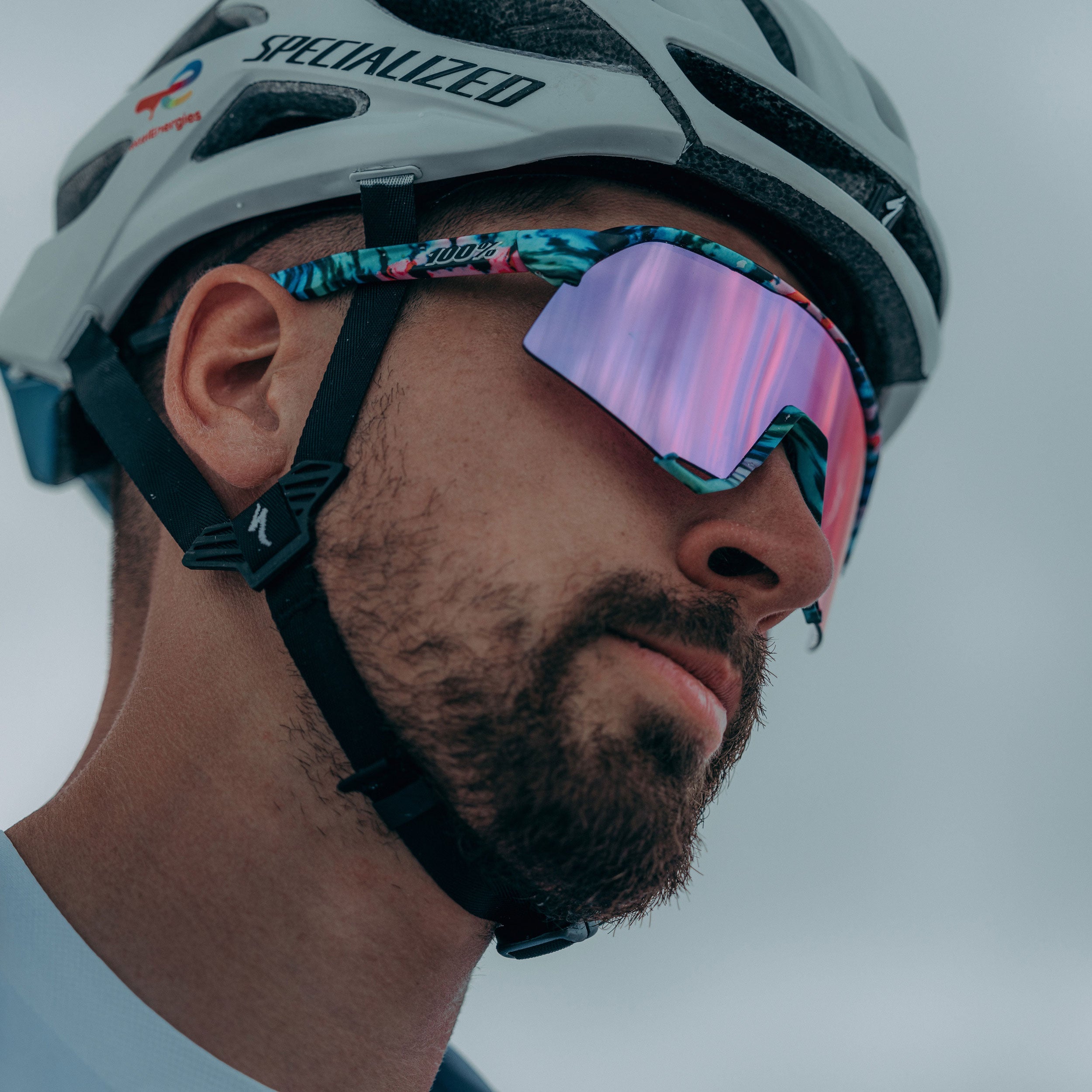 S3™ - Peter Sagan LE Soft Tact Tie Dye - Purple Multilayer Mirror Lens