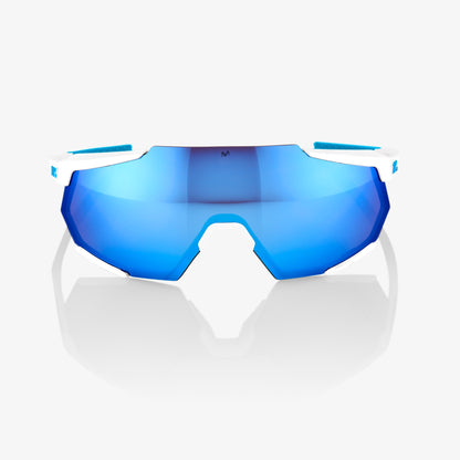 RACETRAP Movistar Team White HiPER Blue Multilayer Mirror Lens