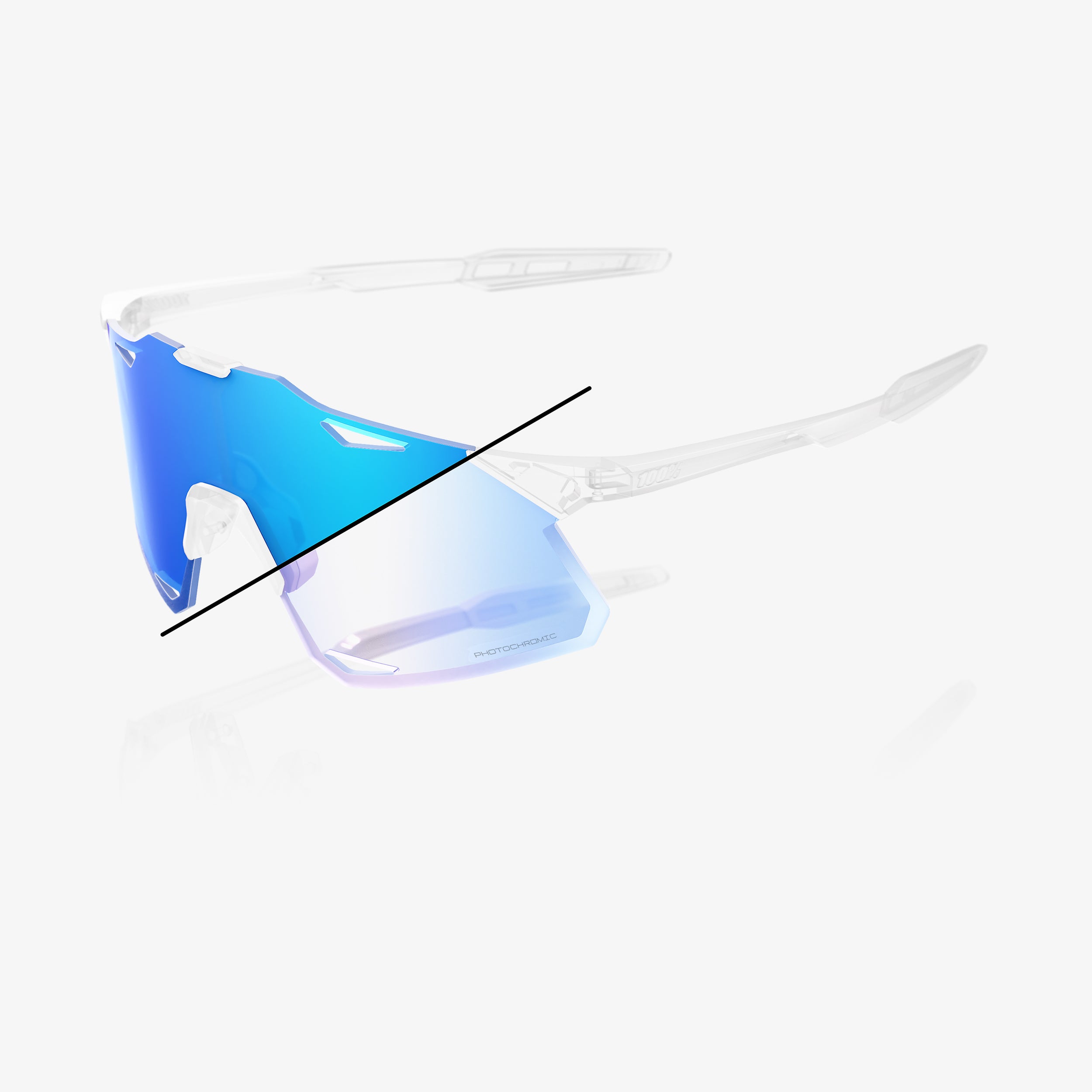 HYPERCRAFT PC Replacement Lens Blue Mirror Photochromic