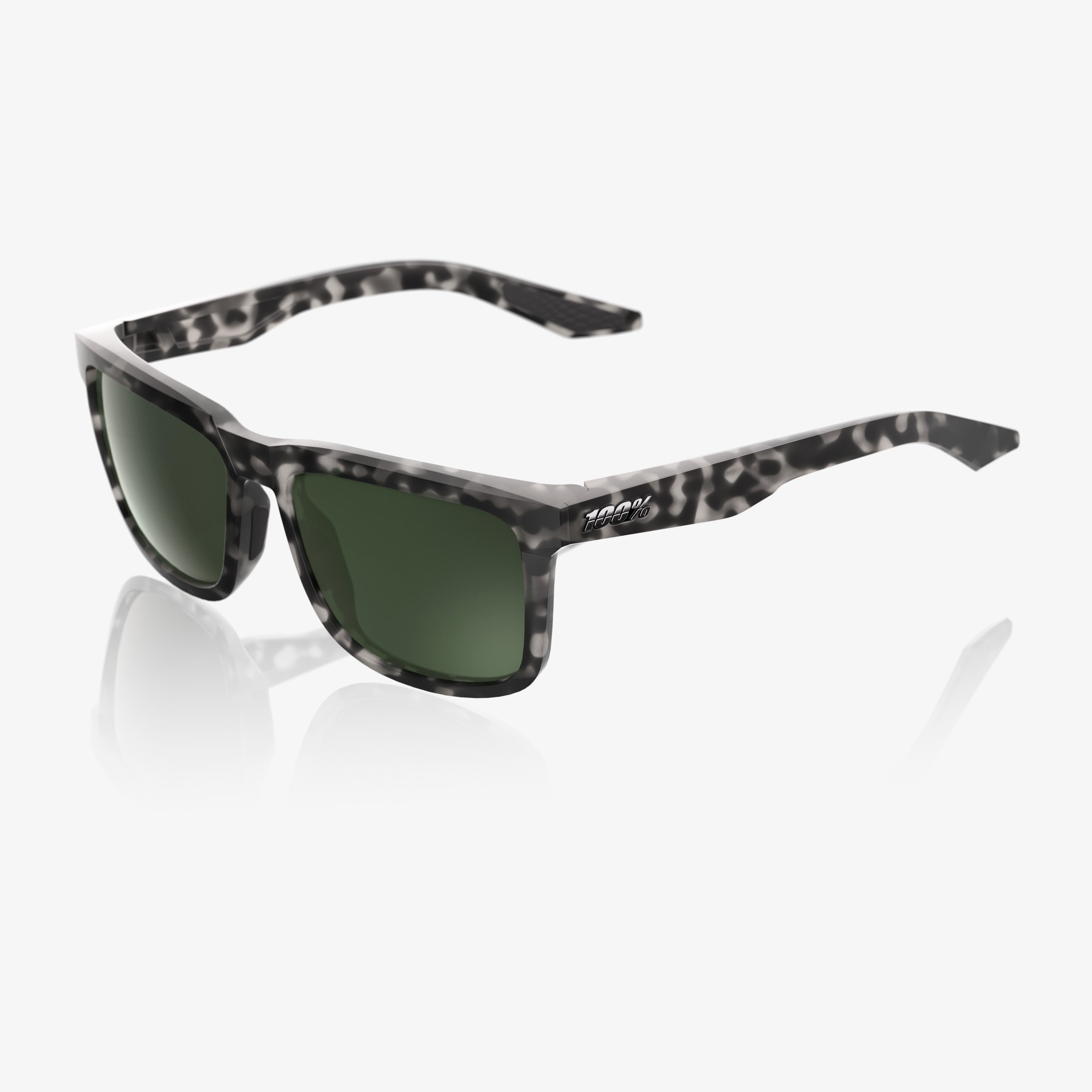 BLAKE - Matte Black Havana - Grey Green-