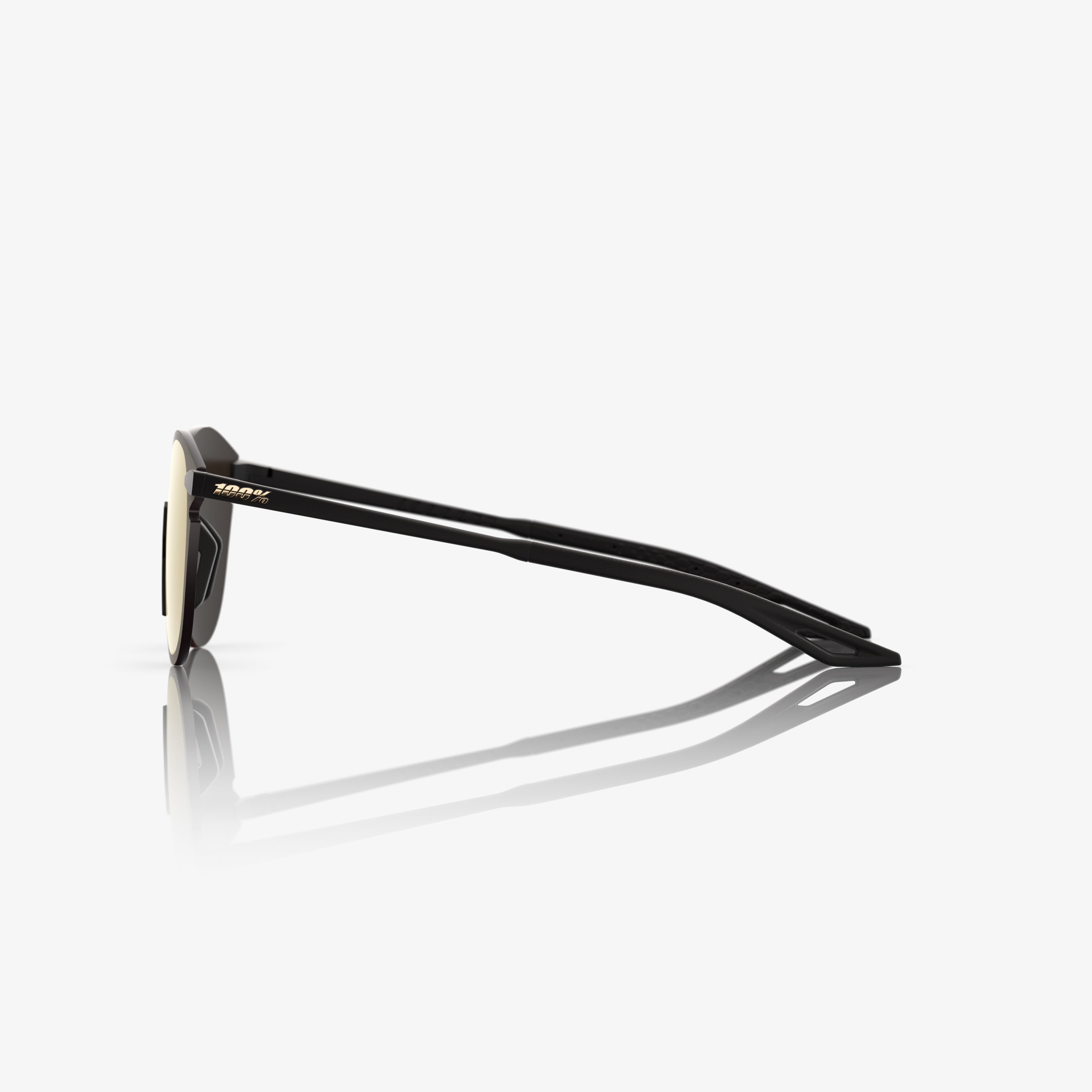 LEGERE ROUND - Matte Black - HiPER Gold 24K Mirror