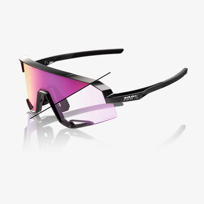 SLENDALE - Gloss Black - Photochromic Purple Mirror