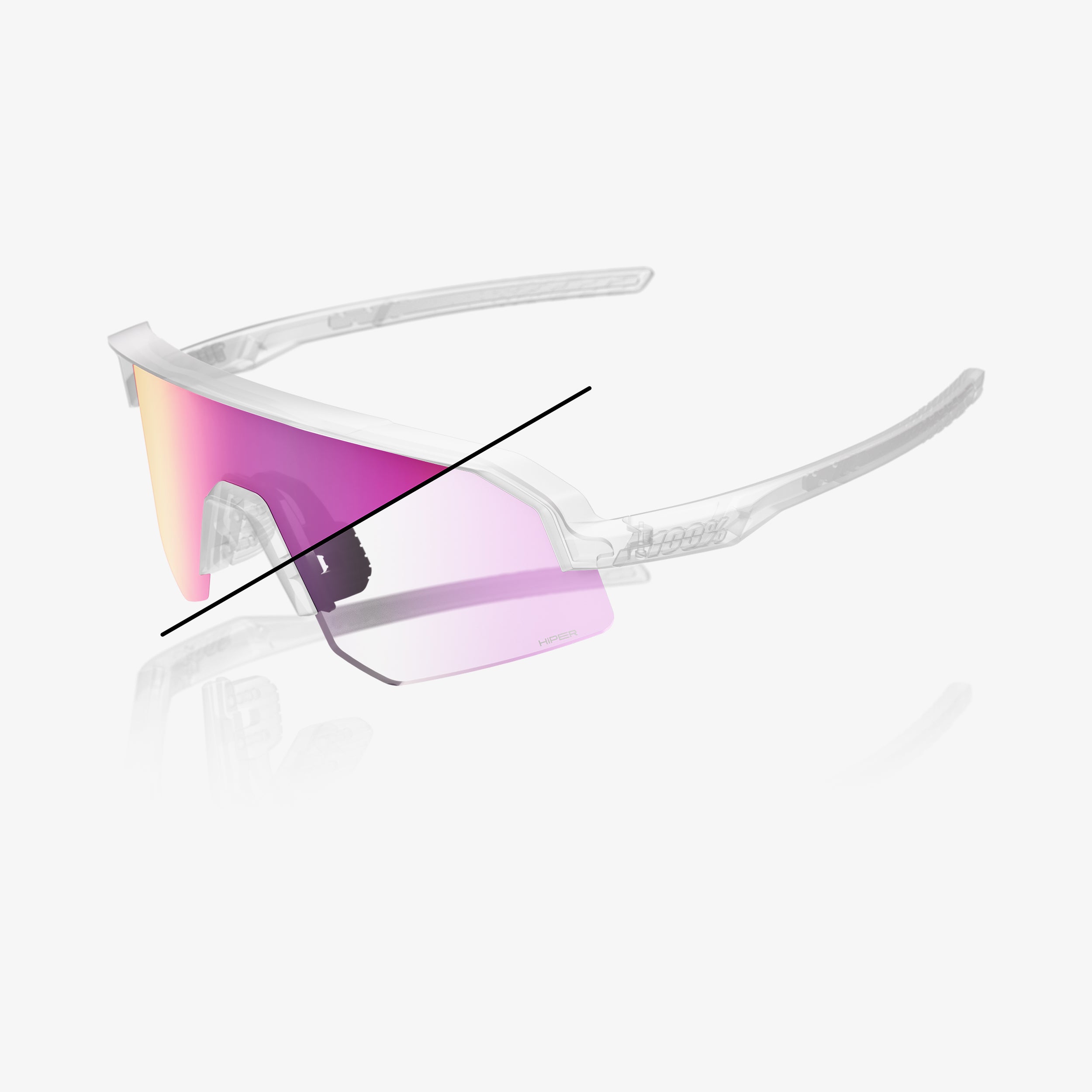 SLENDALE SL Replacement Lens Purple Mirror Photochromic