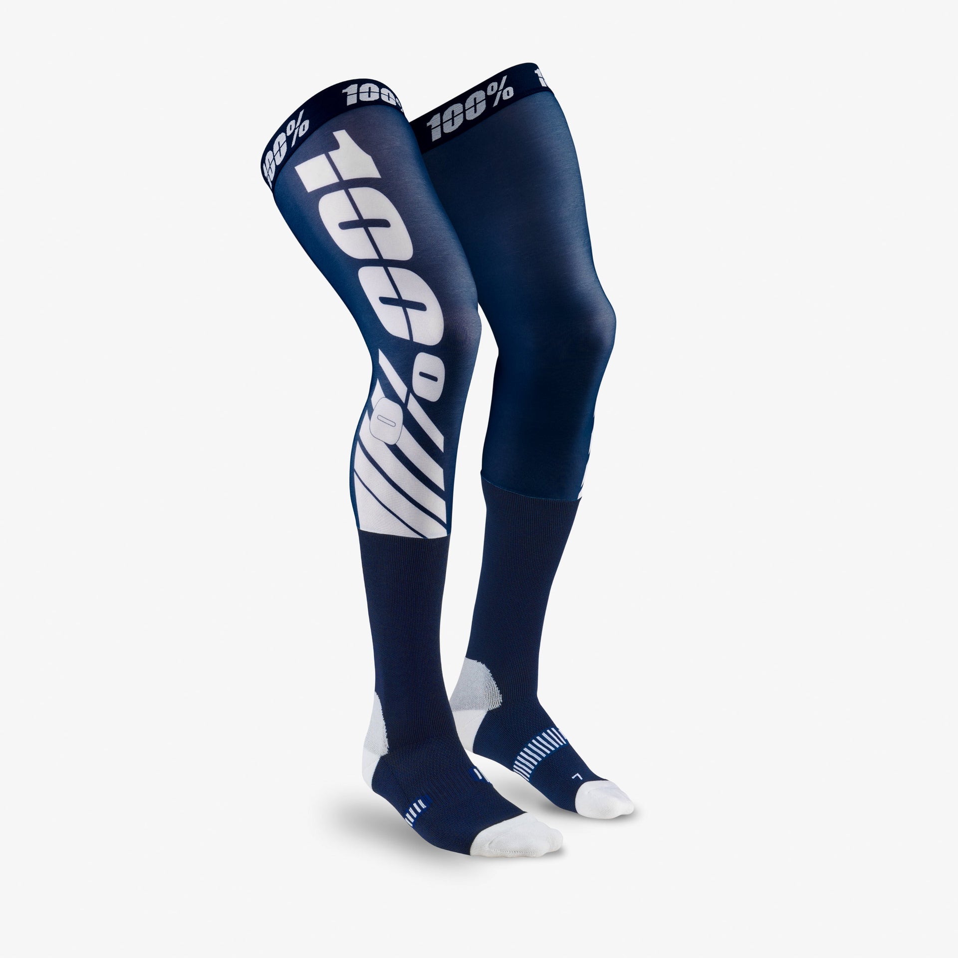 REVMXKneeBraceSockFlashNavy