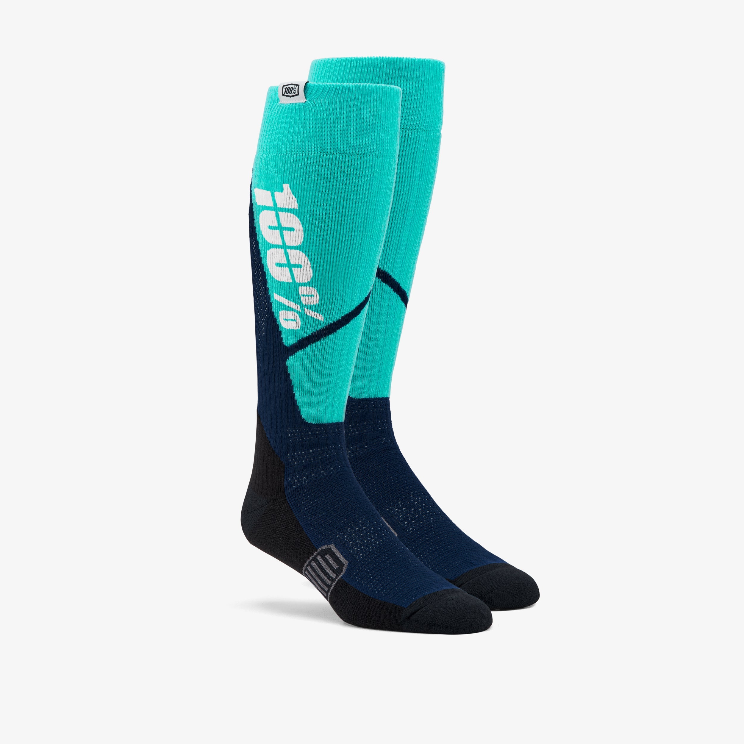 TORQUE Thick Comfort MX Sock Steel/Navy